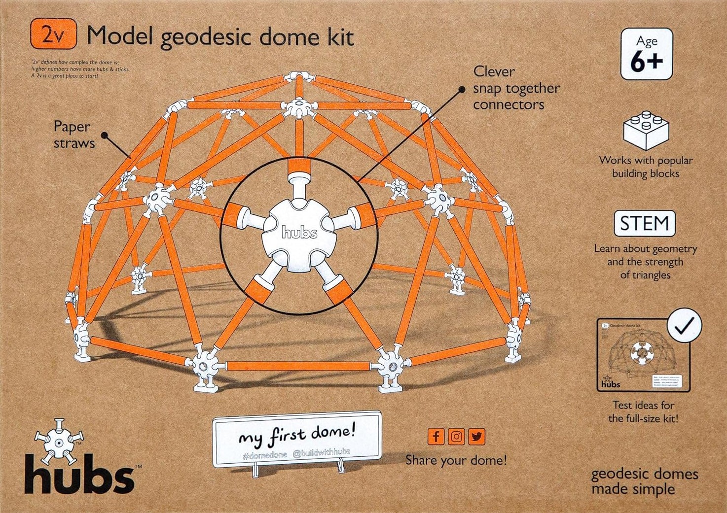 Build Your Miniature Dome – Hubs Mini Model Dome Kit