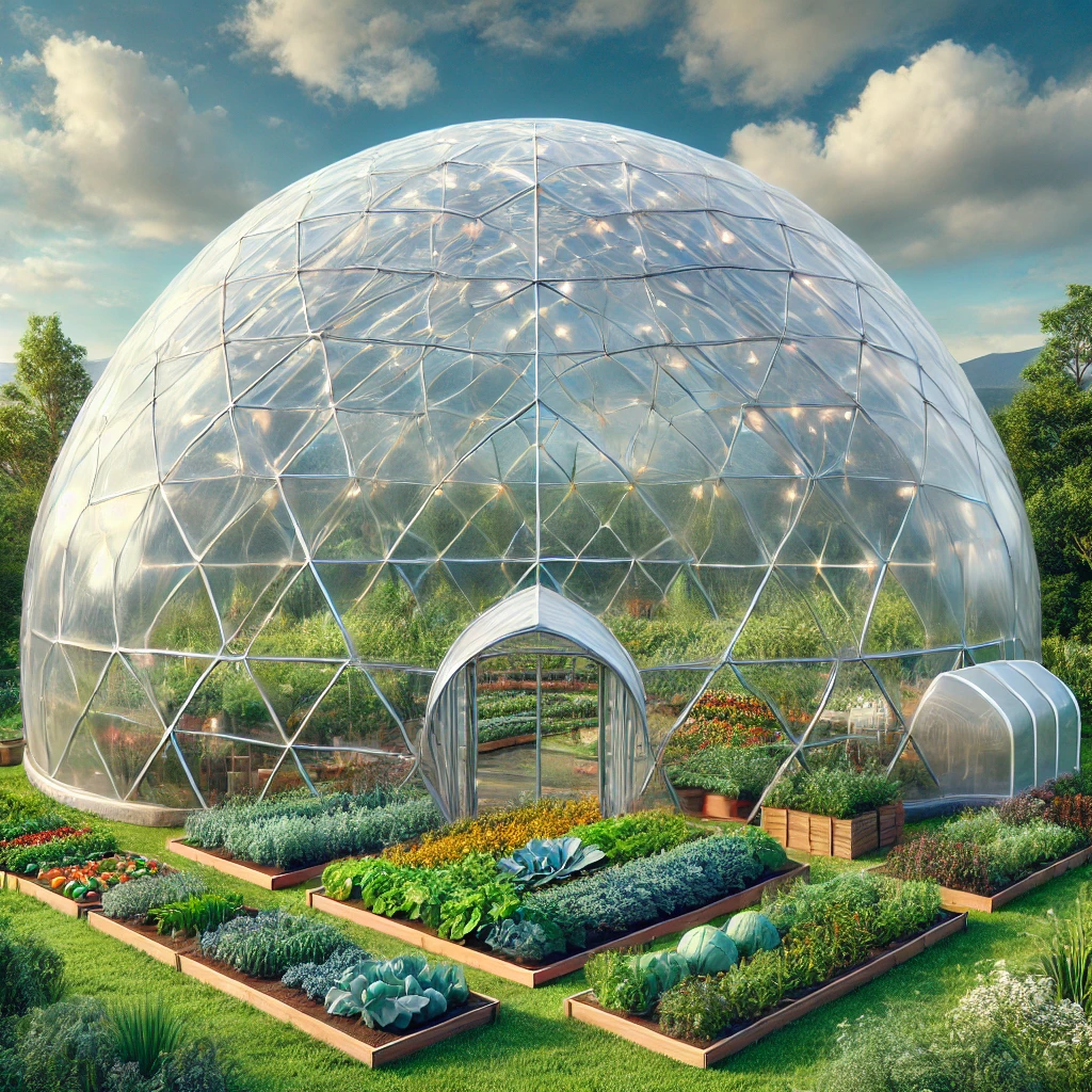 The 50 ft Geodesic Dome Greenhouse