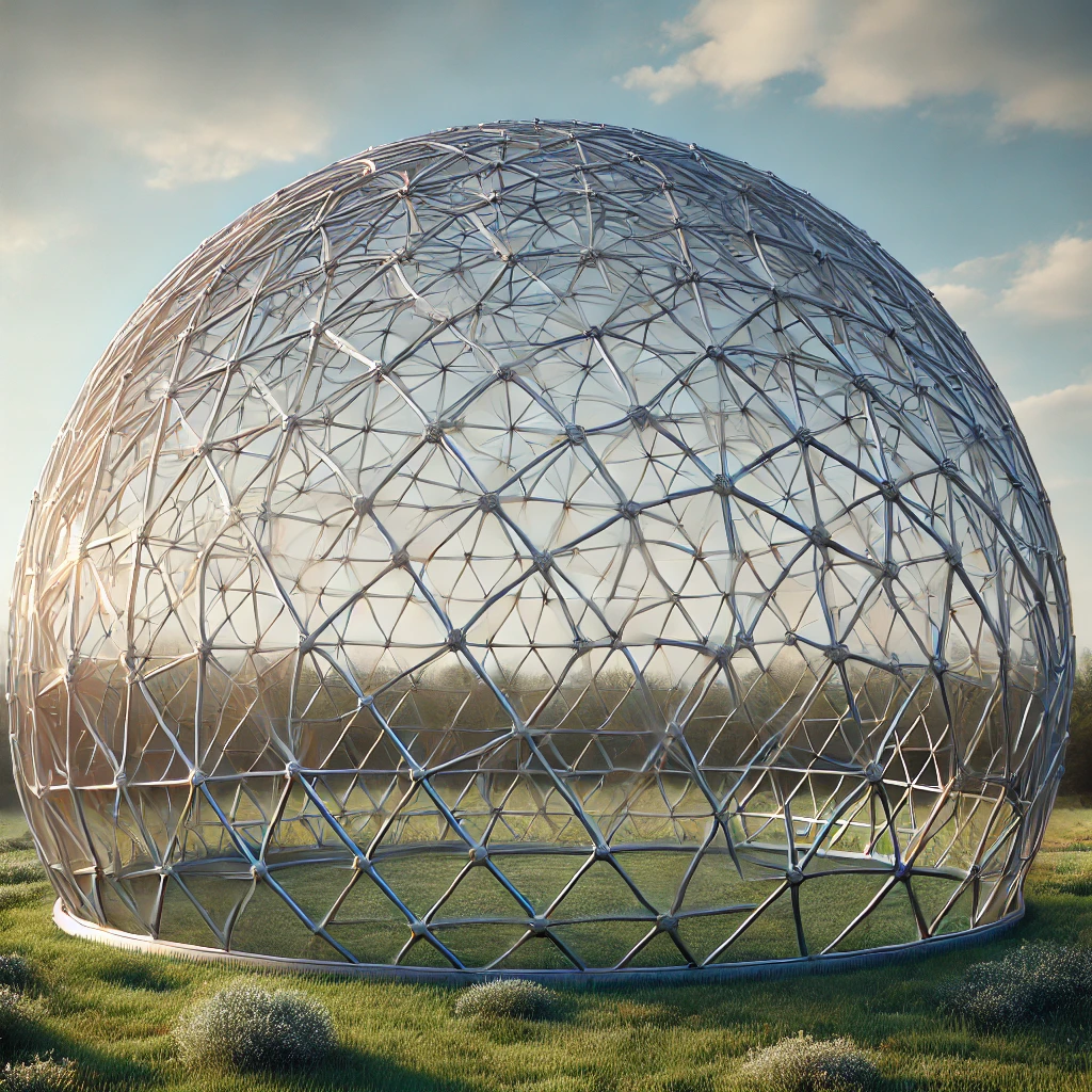 What is the 1 frequency geodesic dome